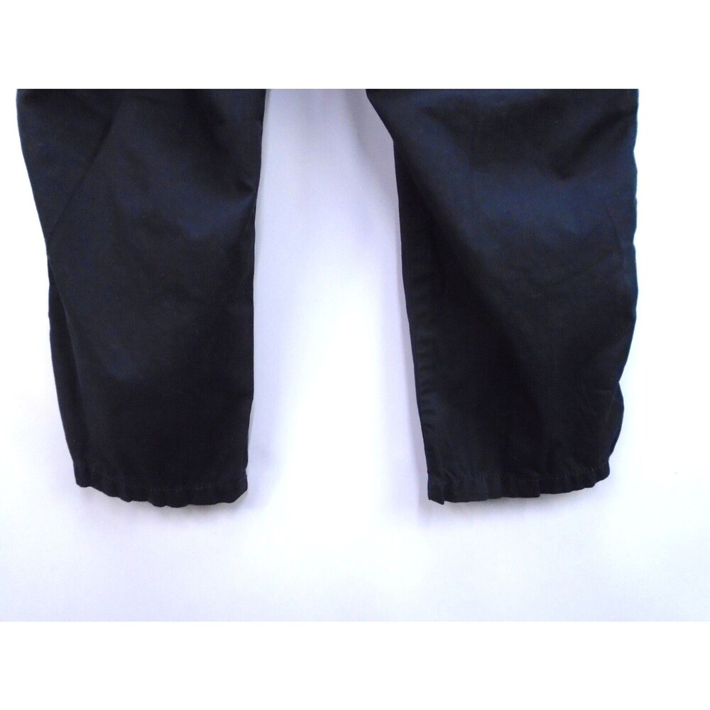 Vintage Ralph Lauren Women Size 14 Cargo Capri Black Pants Adjustable Hong Kong - Picture 9 of 12